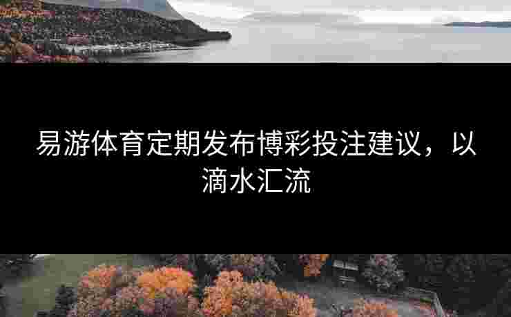 易游体育定期发布博彩投注建议，以滴水汇流
